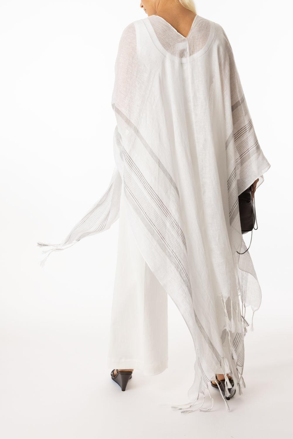 Long Lurex Poncho - 4