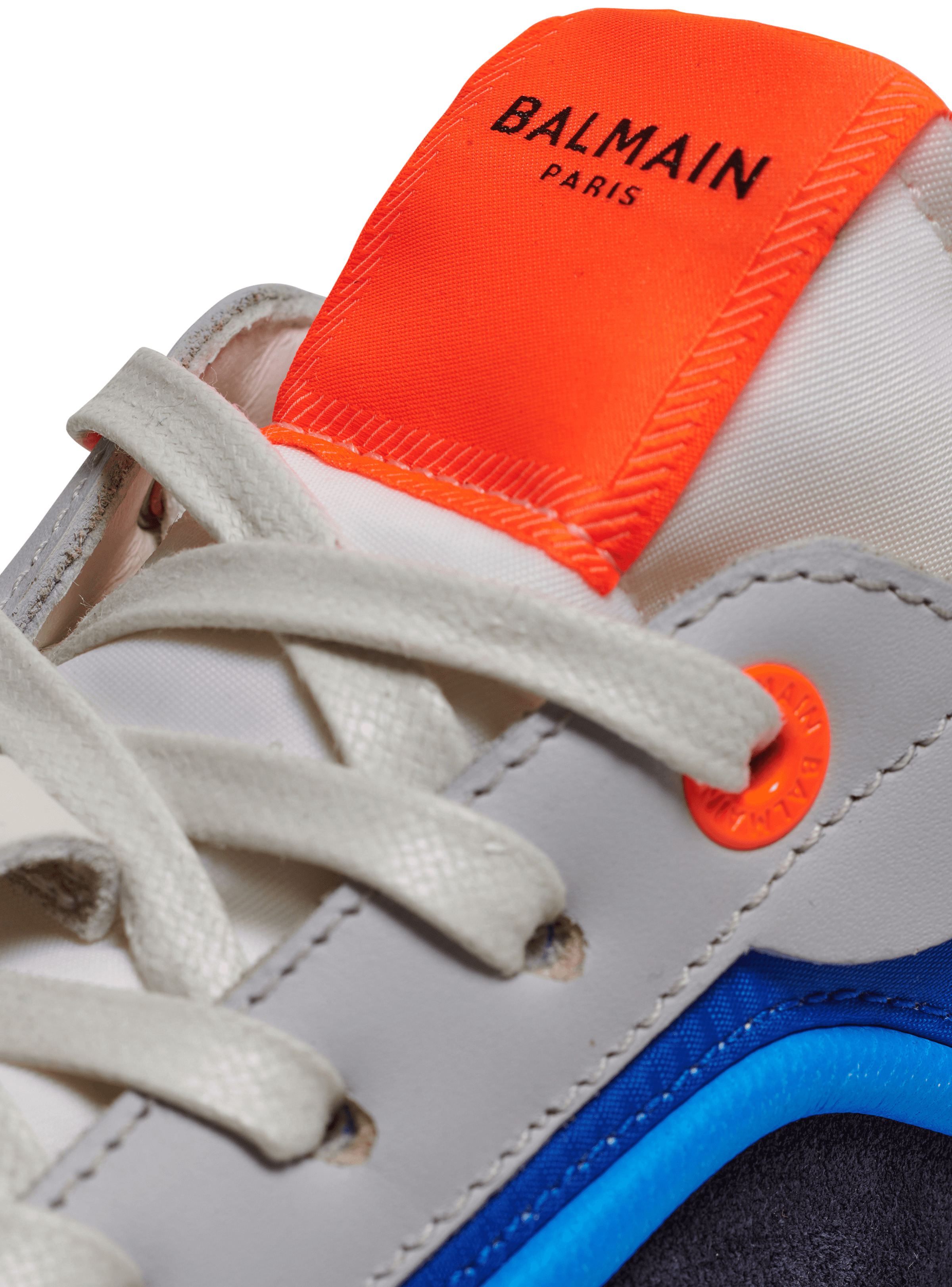 Suede, nylon and mesh Racer low-top sneakers - 6