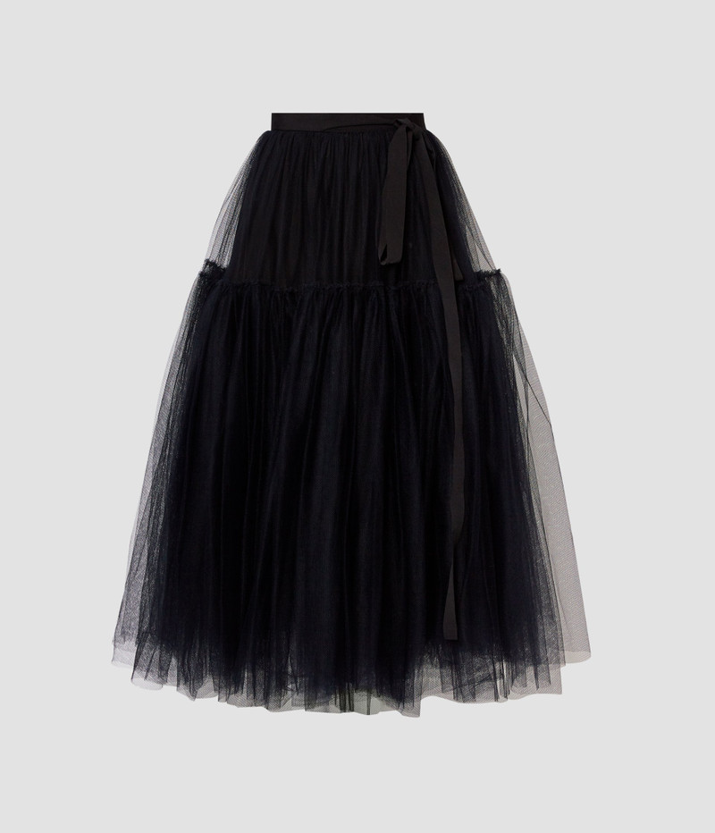 MIDI SKIRT WITH BOW 1