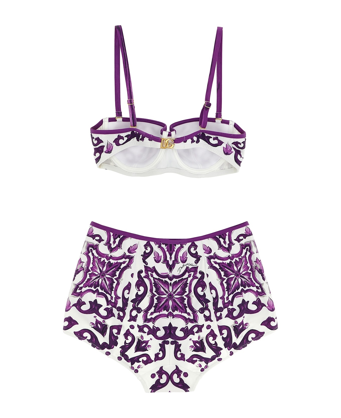'maiolica' Print Bikini - 2
