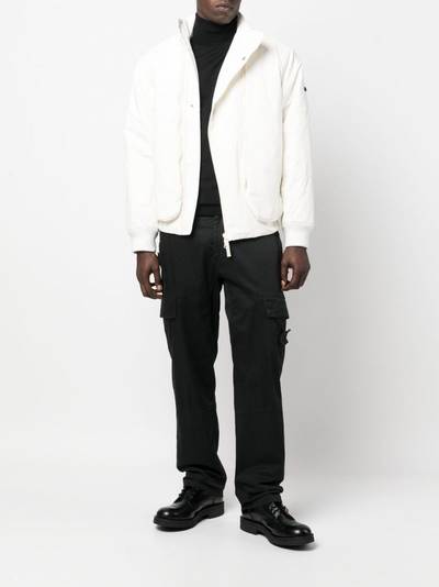 Stone Island Shadow Project off-centre fastening bomber jacket outlook