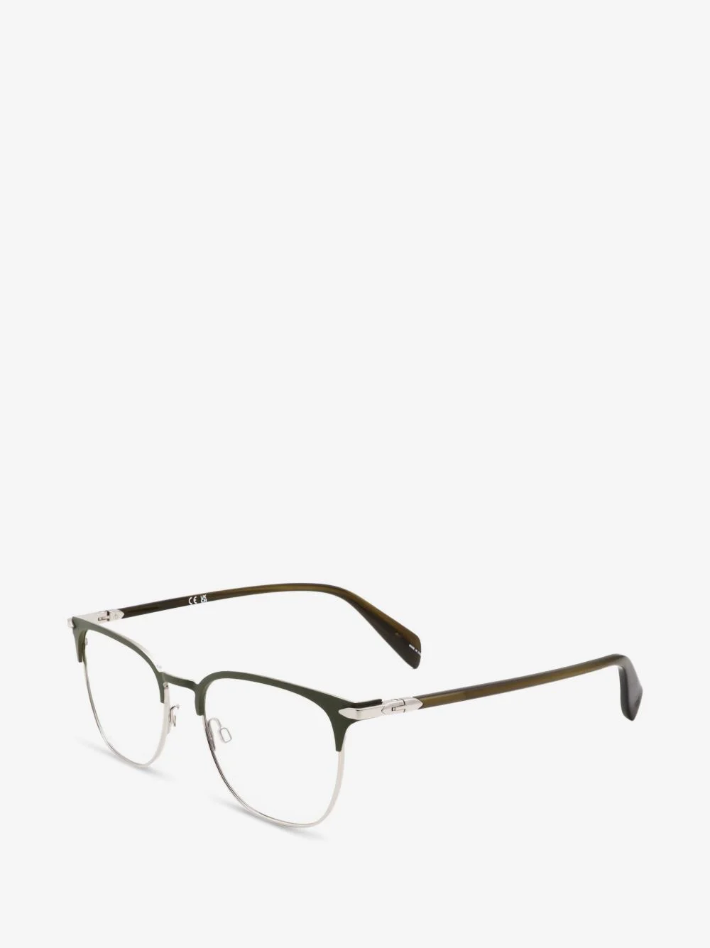geometric-frame glasses - 1