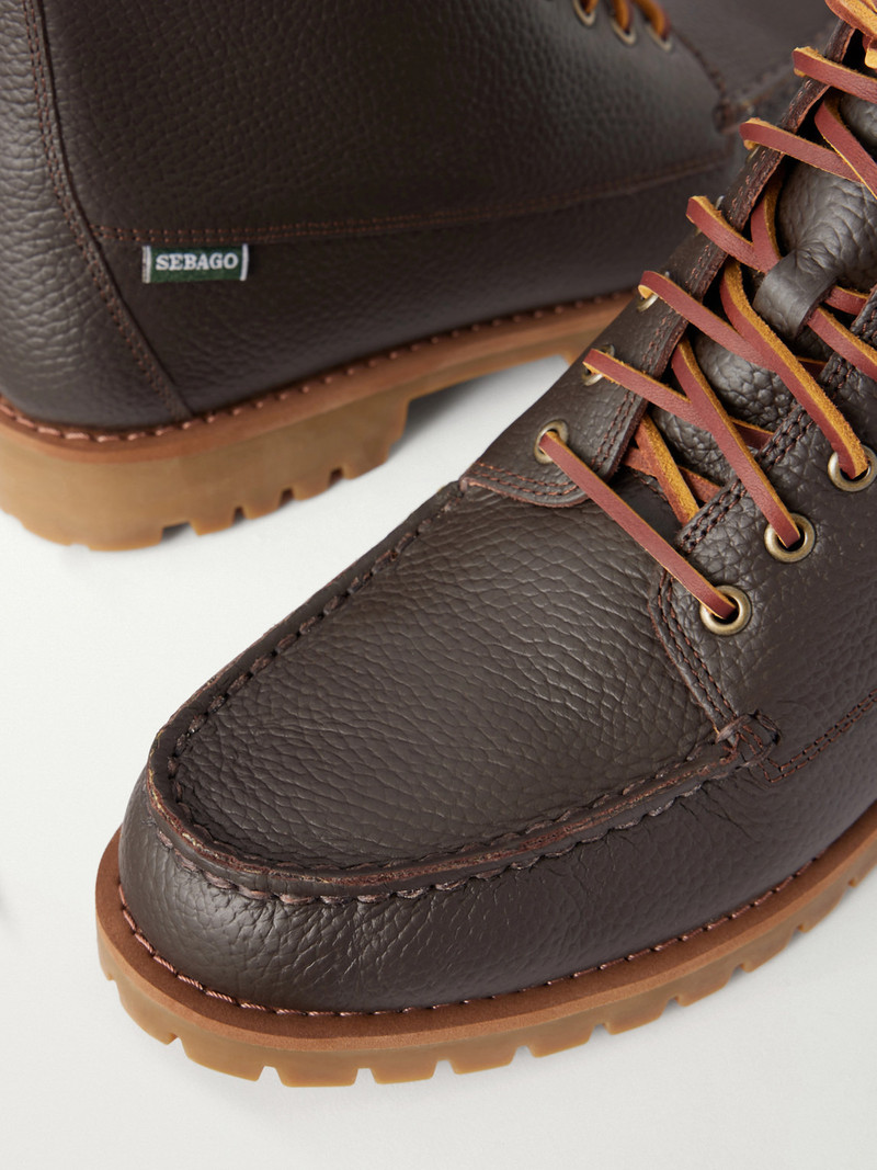 Carter Full-Grain Leather Lace-Up Boots 5