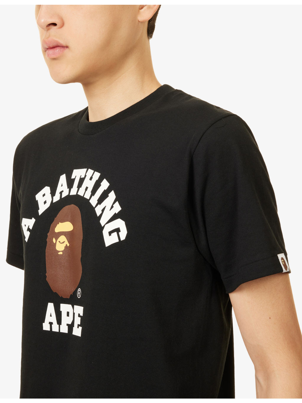 Bape College Graphic-Print Cotton-Jersey T-Shirt - 5