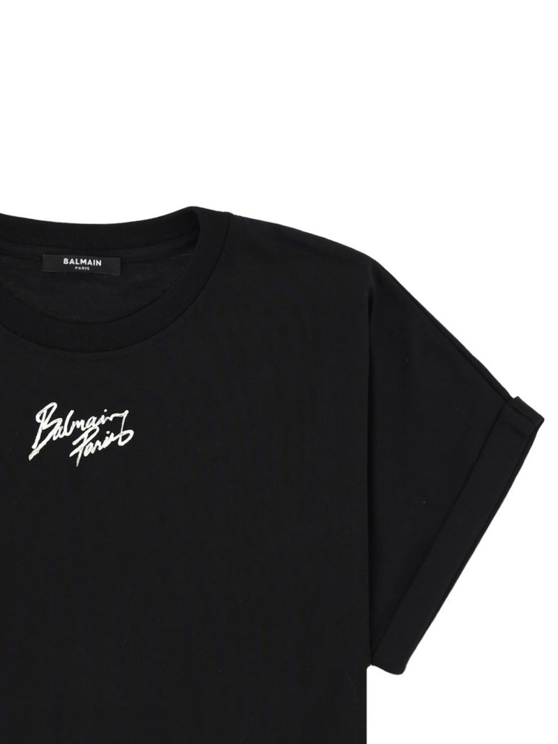 Balmain rolled-sleeve T-shirt outlook
