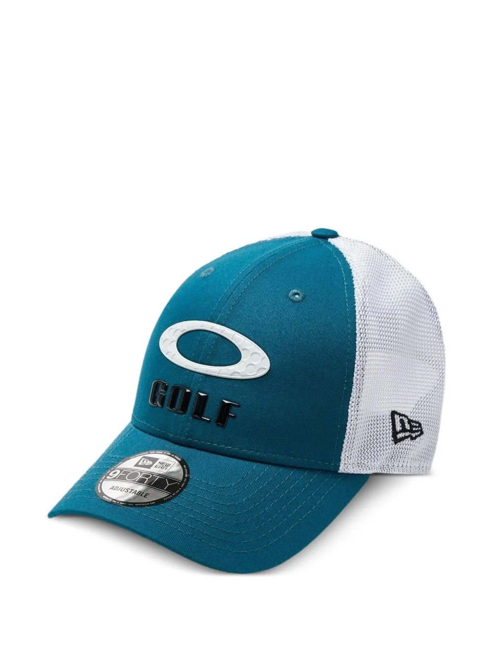 x New Era 9FORTY heather logo-patch cap - 1