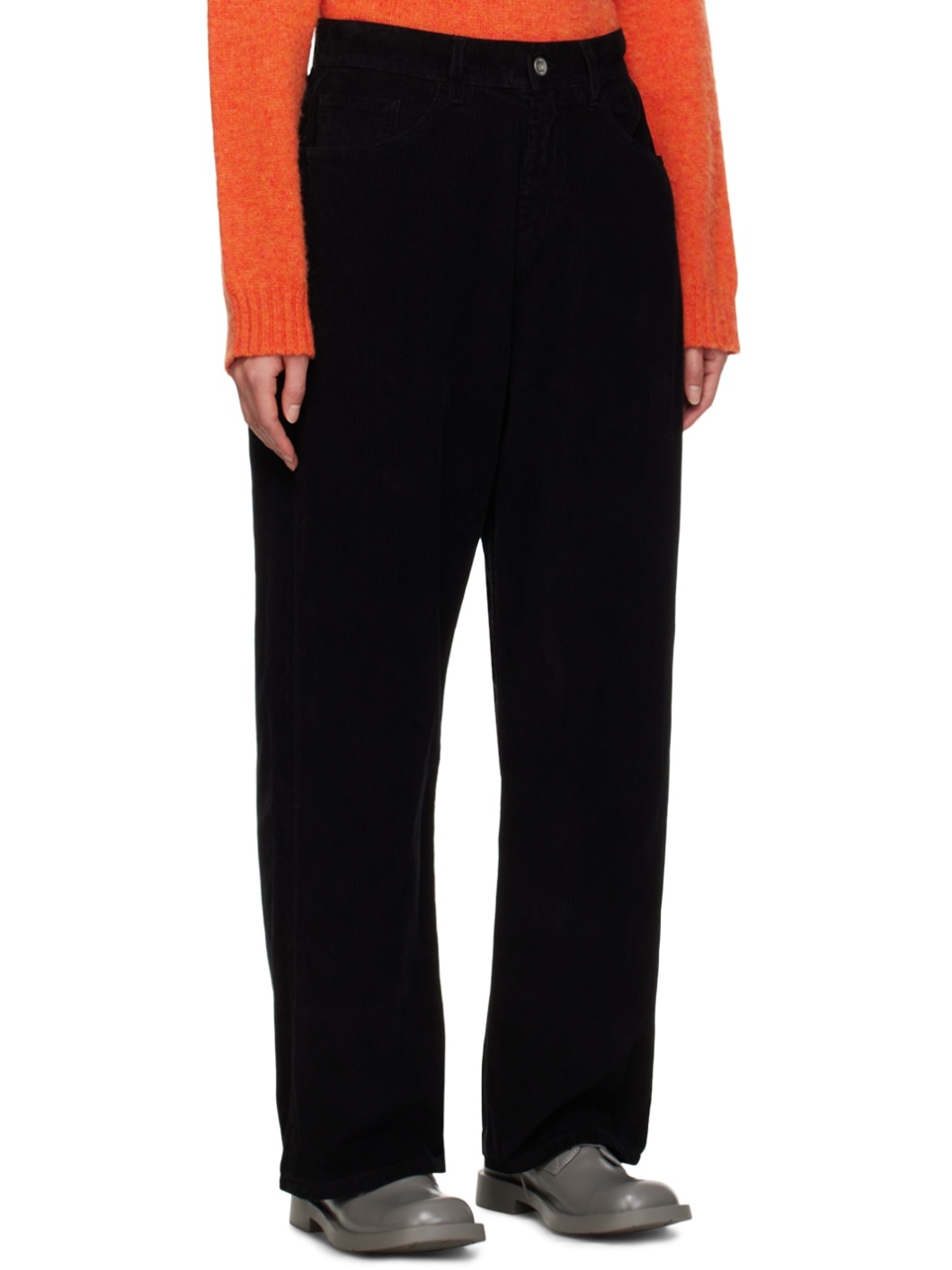 Black Silver Trousers - 2