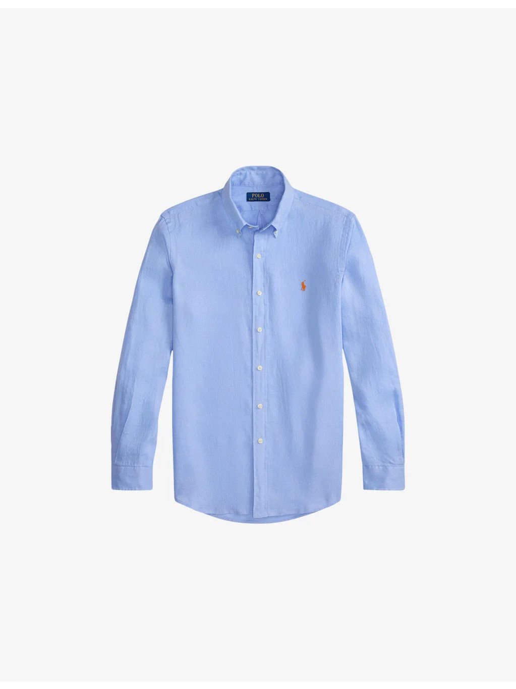 Logo-Embroidered Custom-Fit Linen Shirt - 1