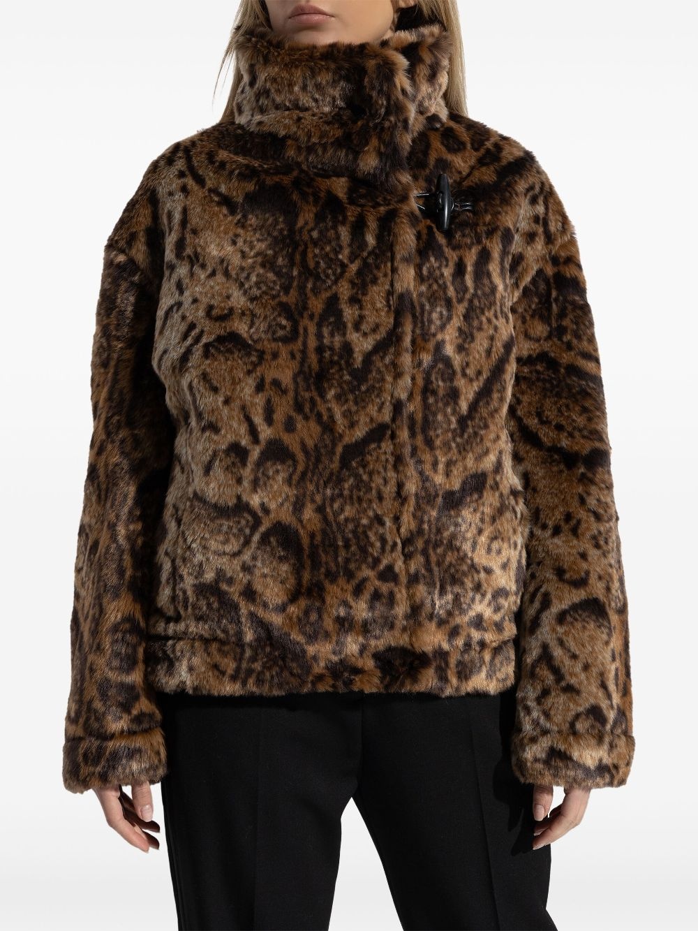 faux fur jacket - 3