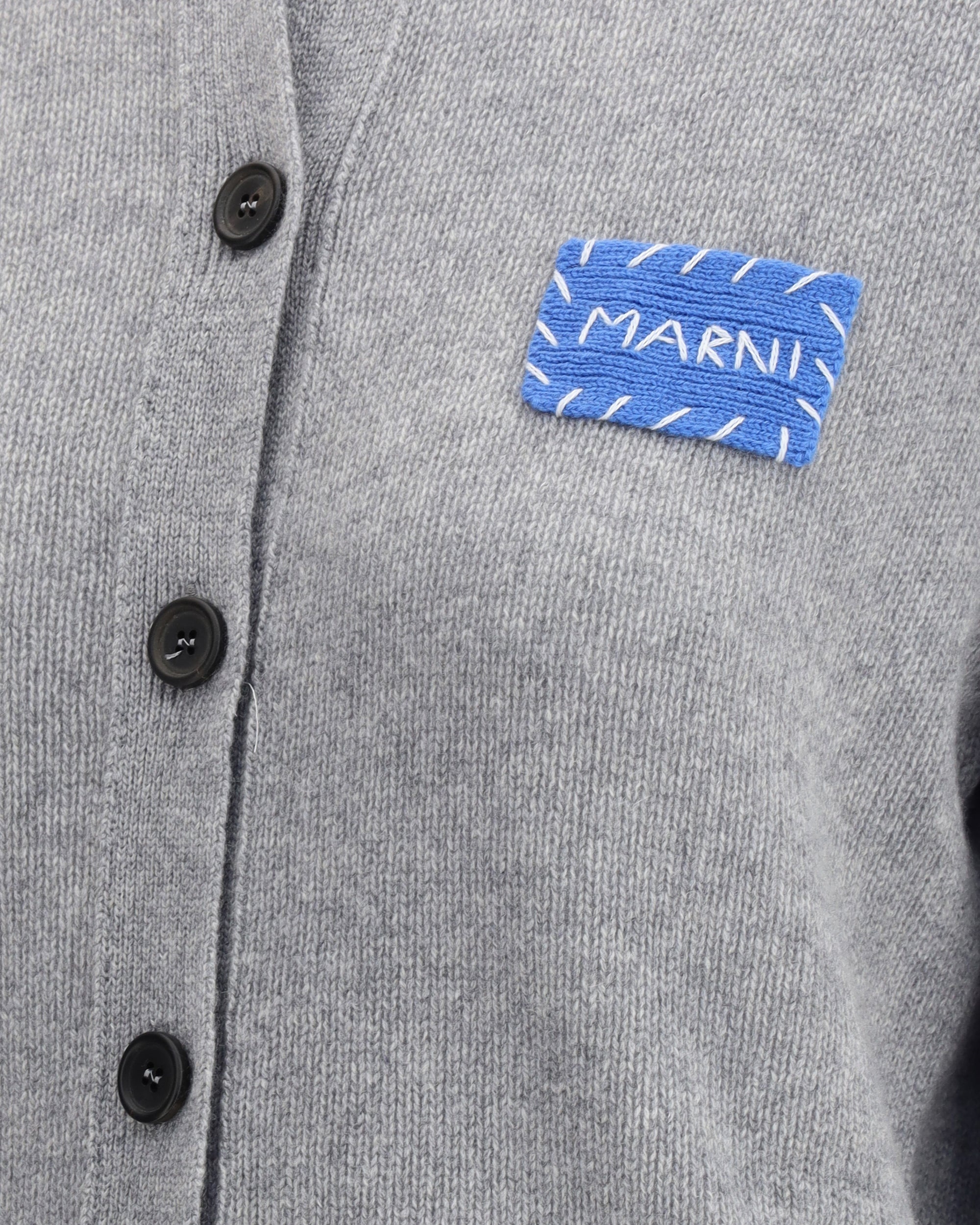 Cashmere Cardigan with patch - 3