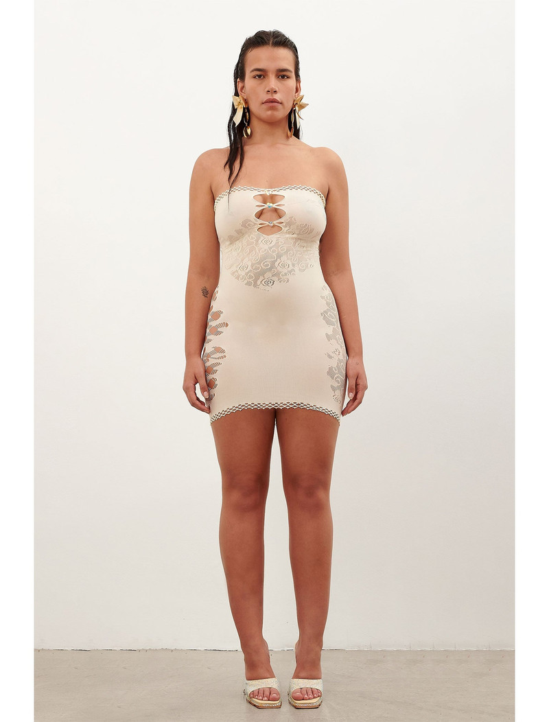 POSTER GIRL COCO DRESS IN BUTTER outlook