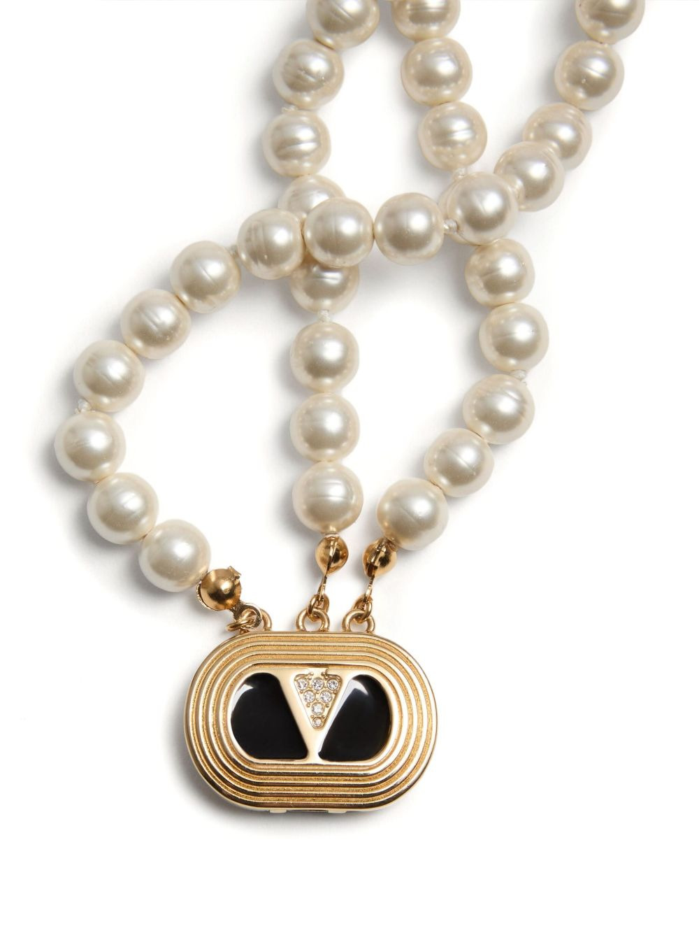 pearl-detailing necklace - 3