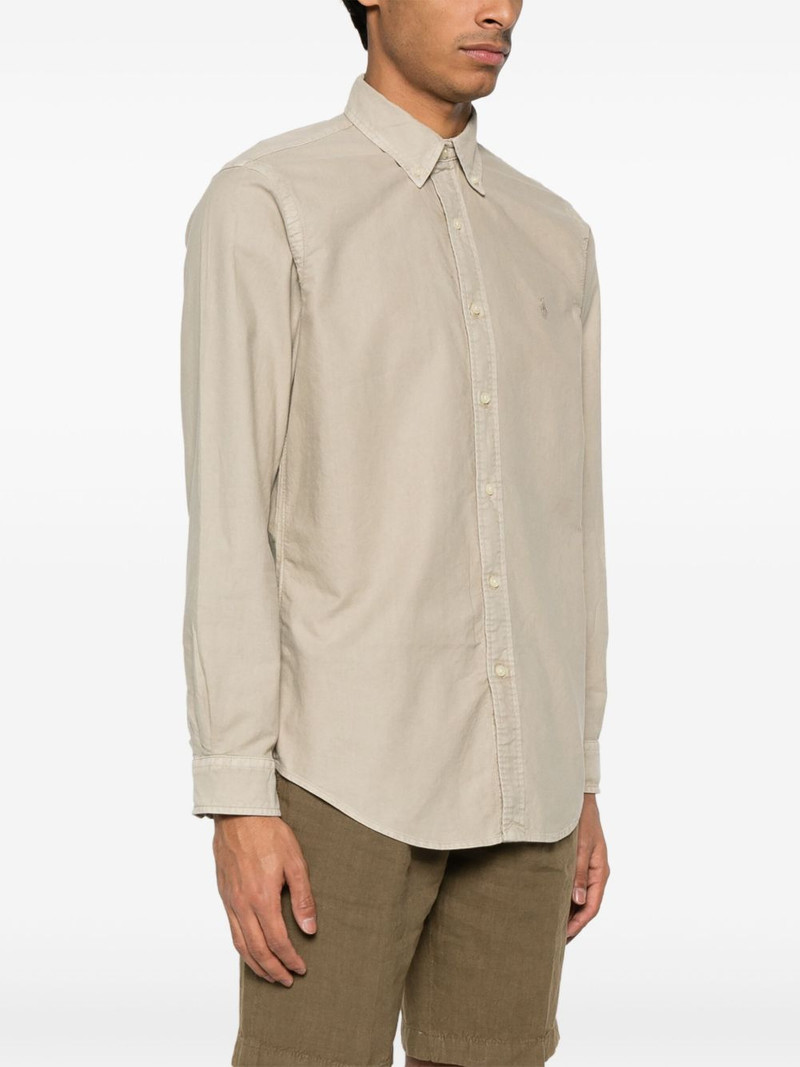 embroidered-logo shirt 3