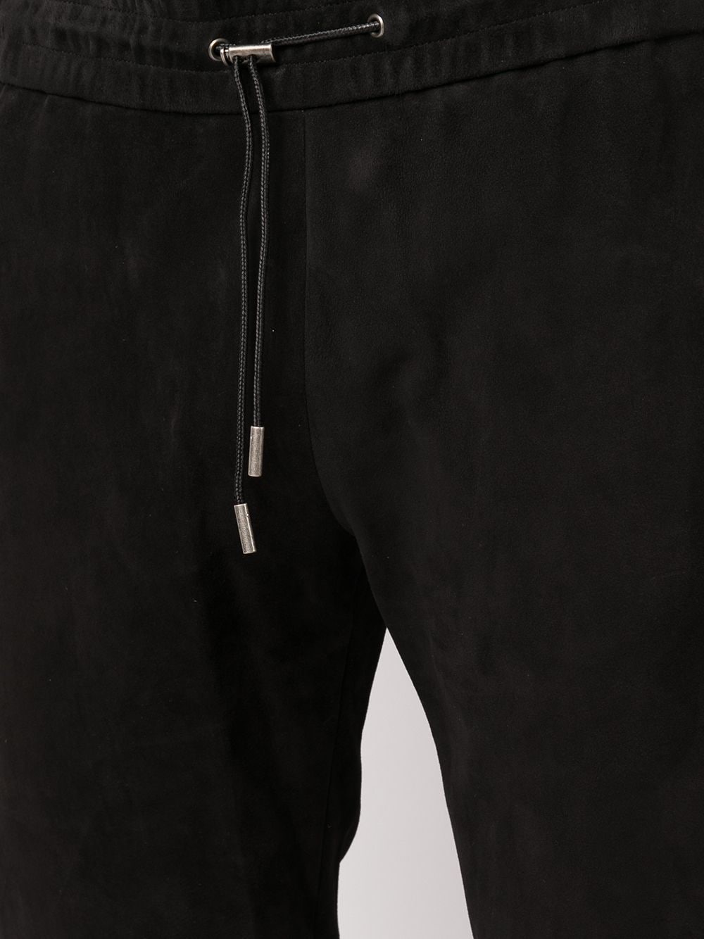 tapered suede track trousers - 5