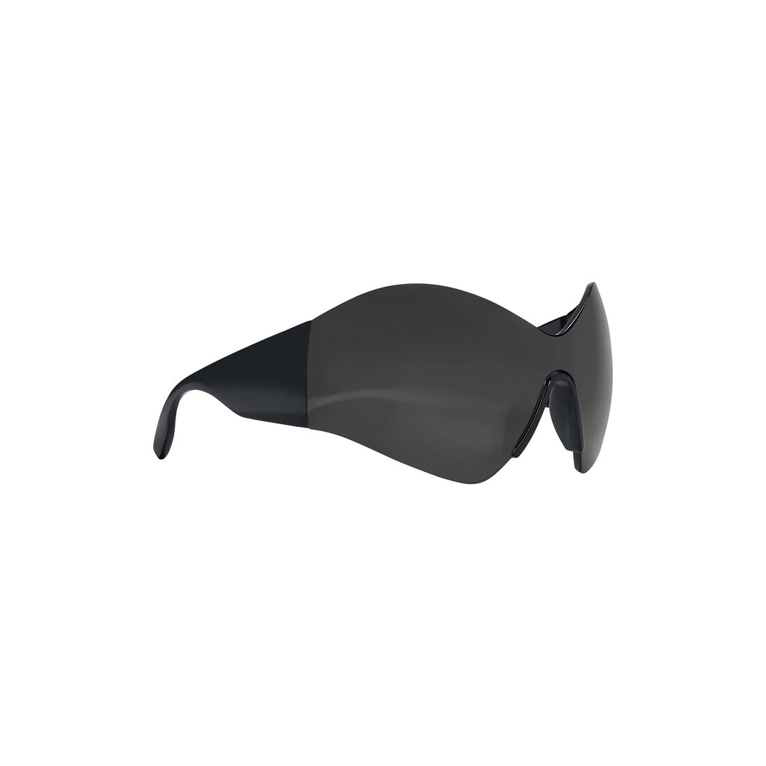 Women's Mask Butterfly Sunglasses in Black - 3