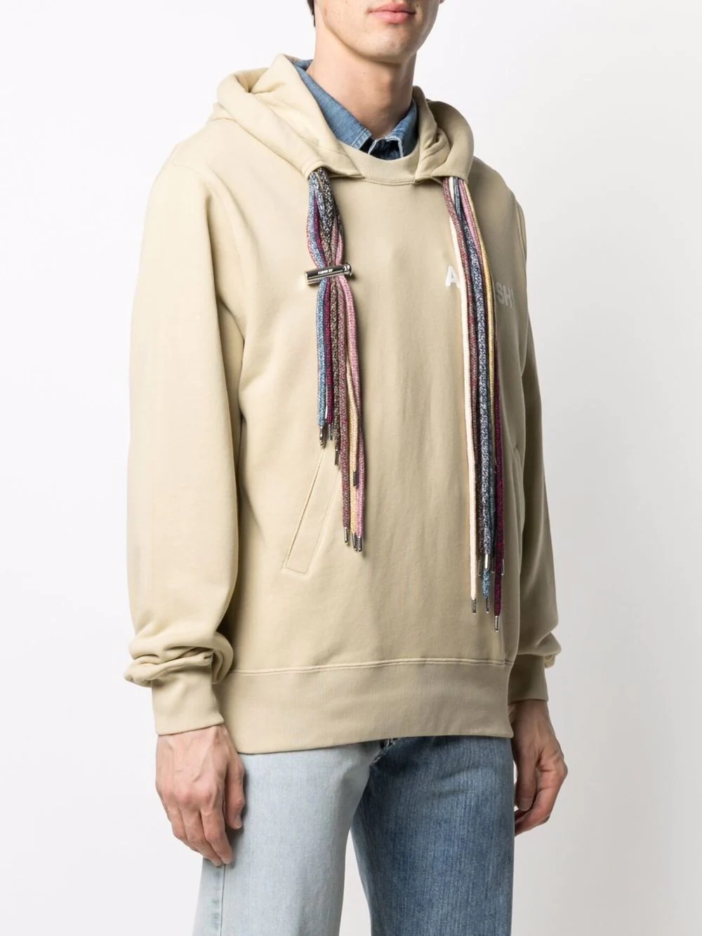 drawstring cotton hoodie - 3