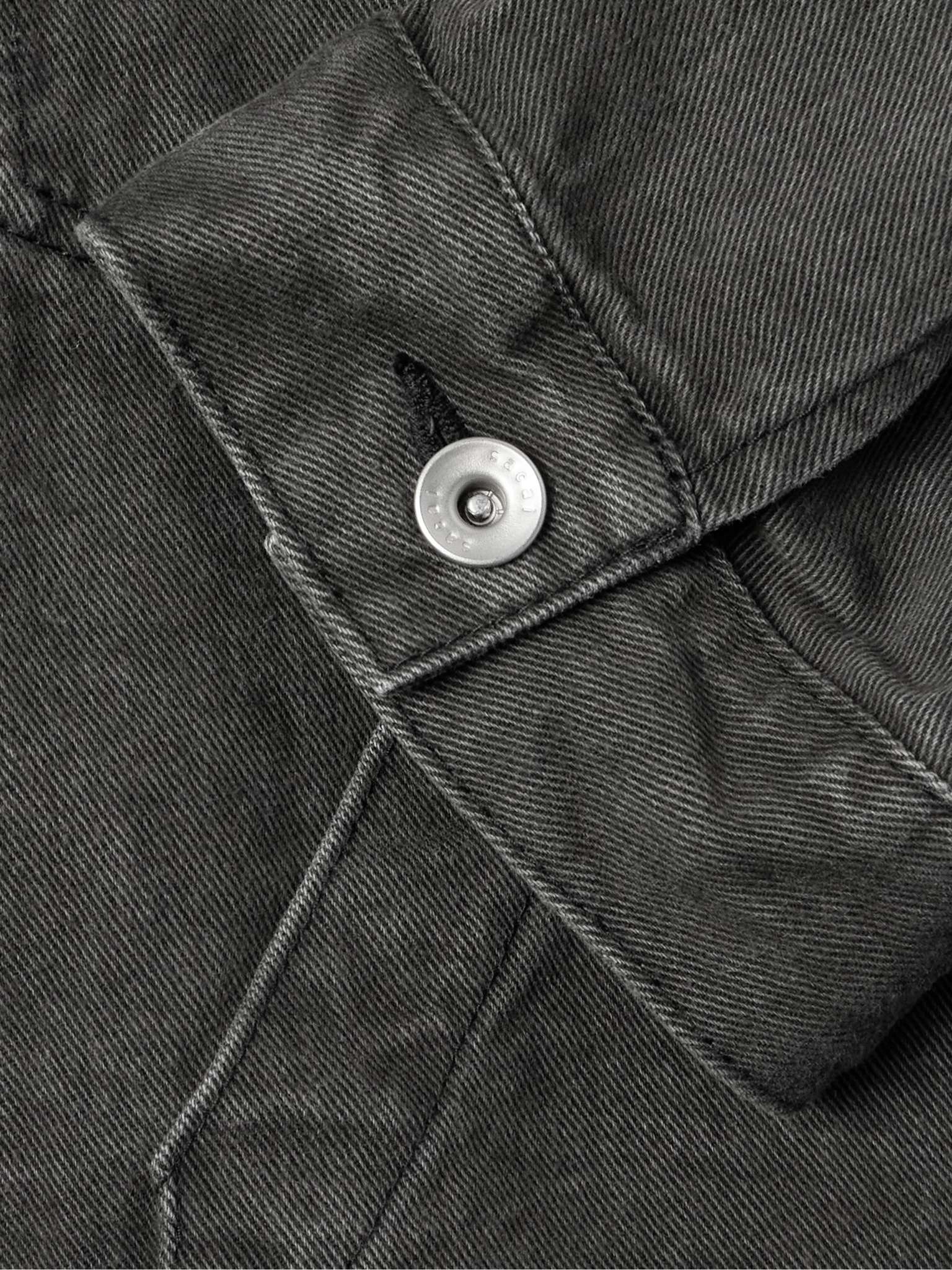 Hooded Denim Jacket - 5