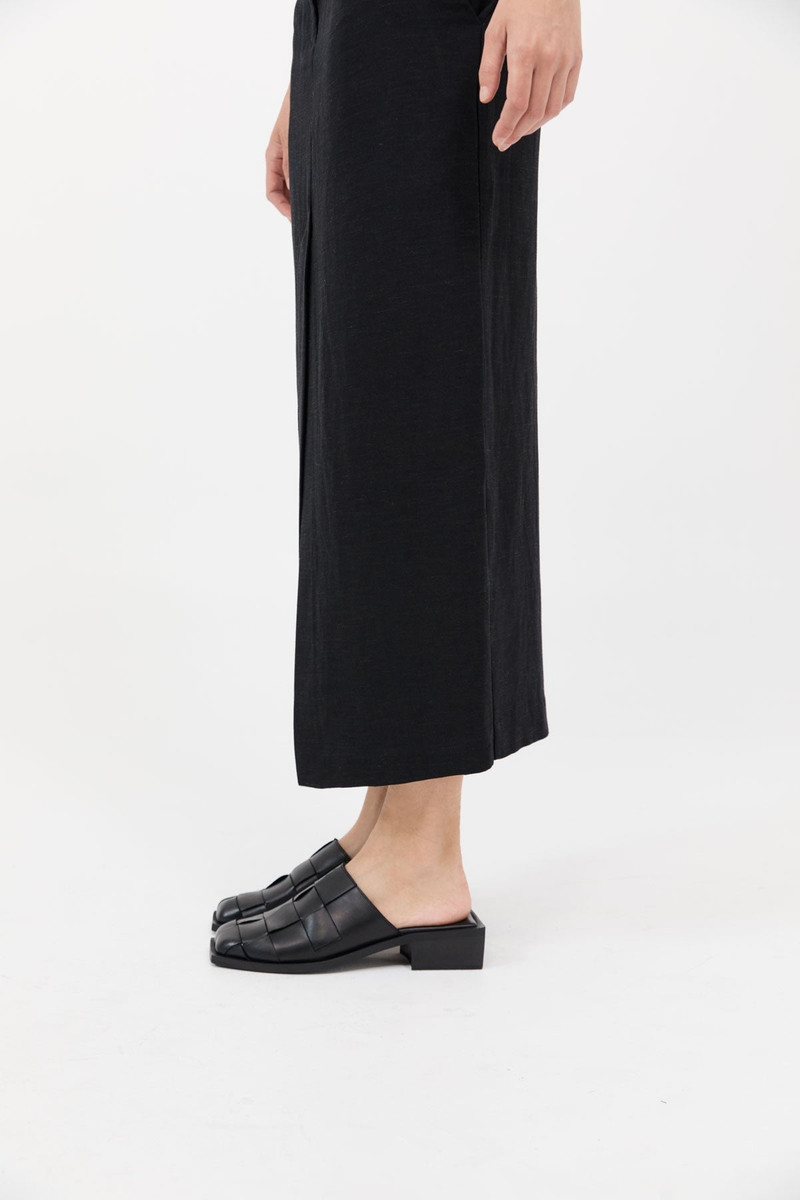 Woven Mules - Black 3