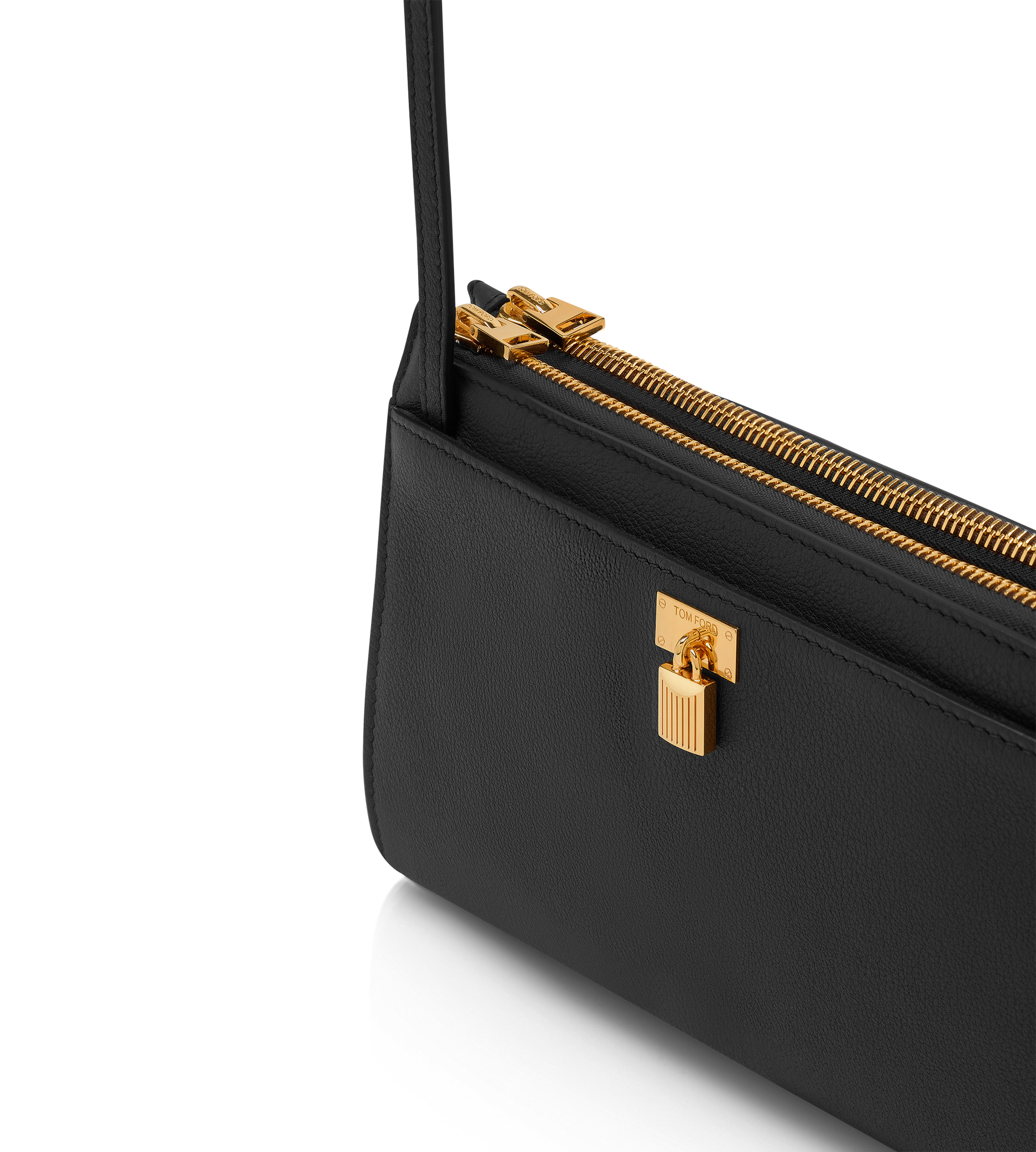 NATURAL GRAIN LEATHER PADLOCK MINI BAG ON STRAP - 5