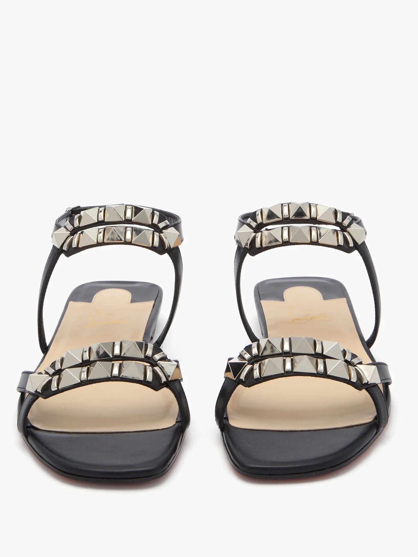 Galerietta studded leather sandals - 5