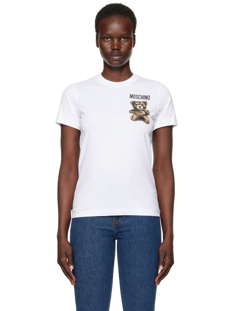 White Teddy Bear T-shirt 1