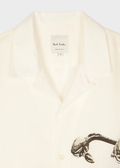 Paul Smith 'Orchid' Print Short-Sleeve Shirt outlook