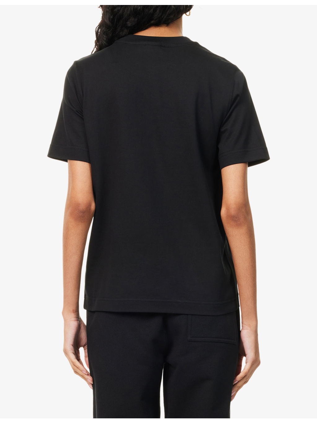 Brand-Embroidery Short-Sleeves Cotton-Jersey T-Shirt - 4