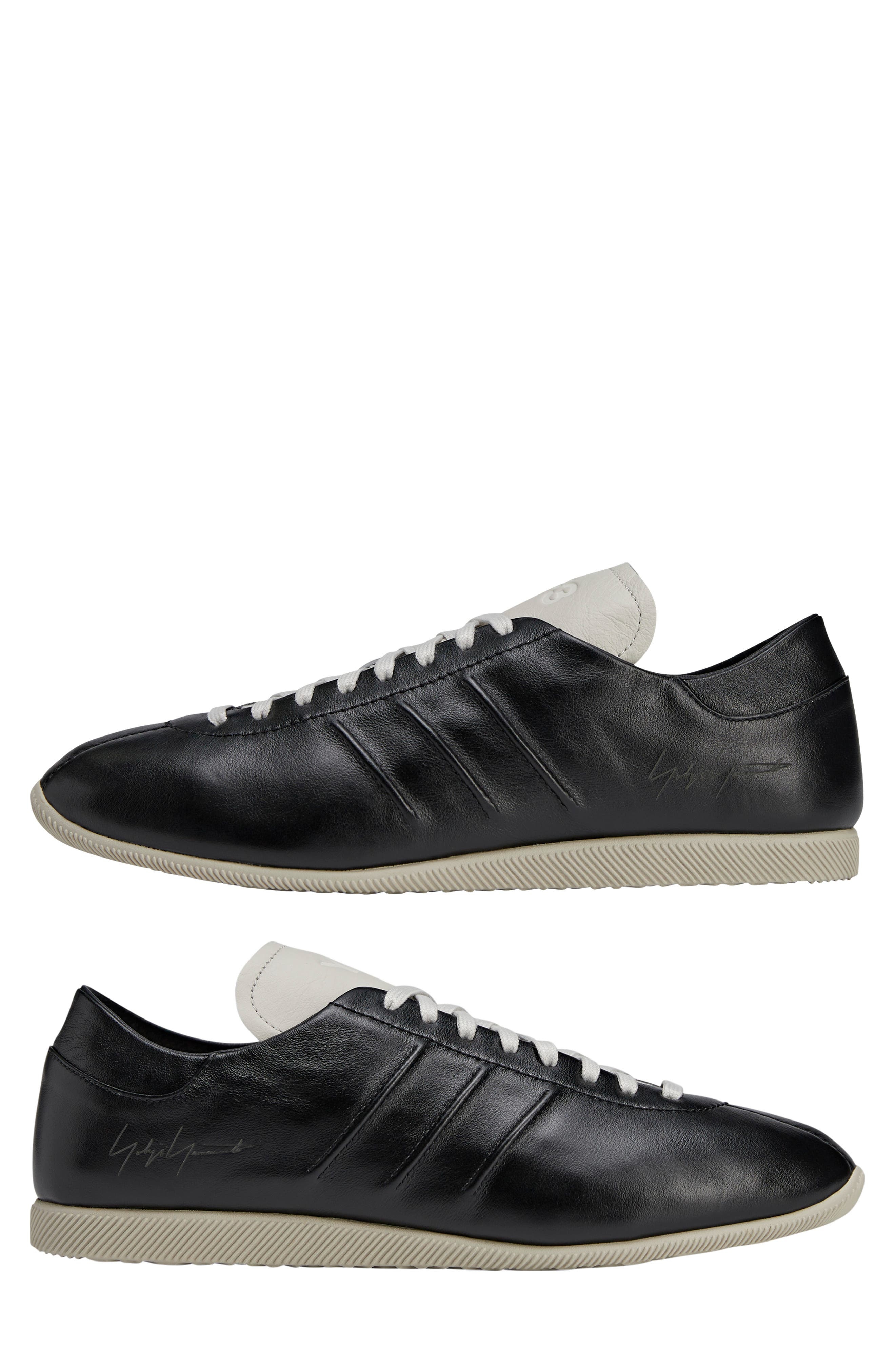 Y-3 Gender Inclusive Japan Sneaker in Black/Black/Talc at Nordstrom - 8