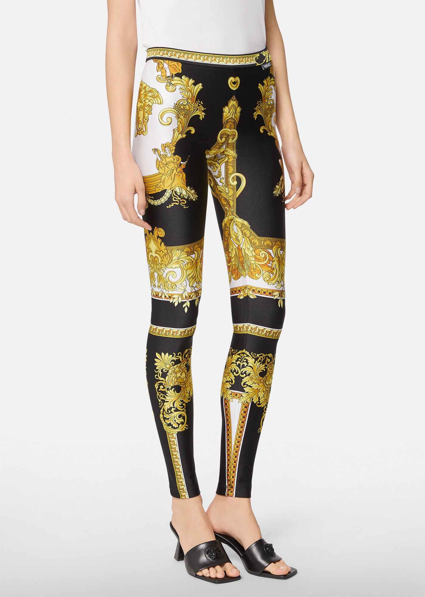Medusa Renaissance Print Leggings - 2