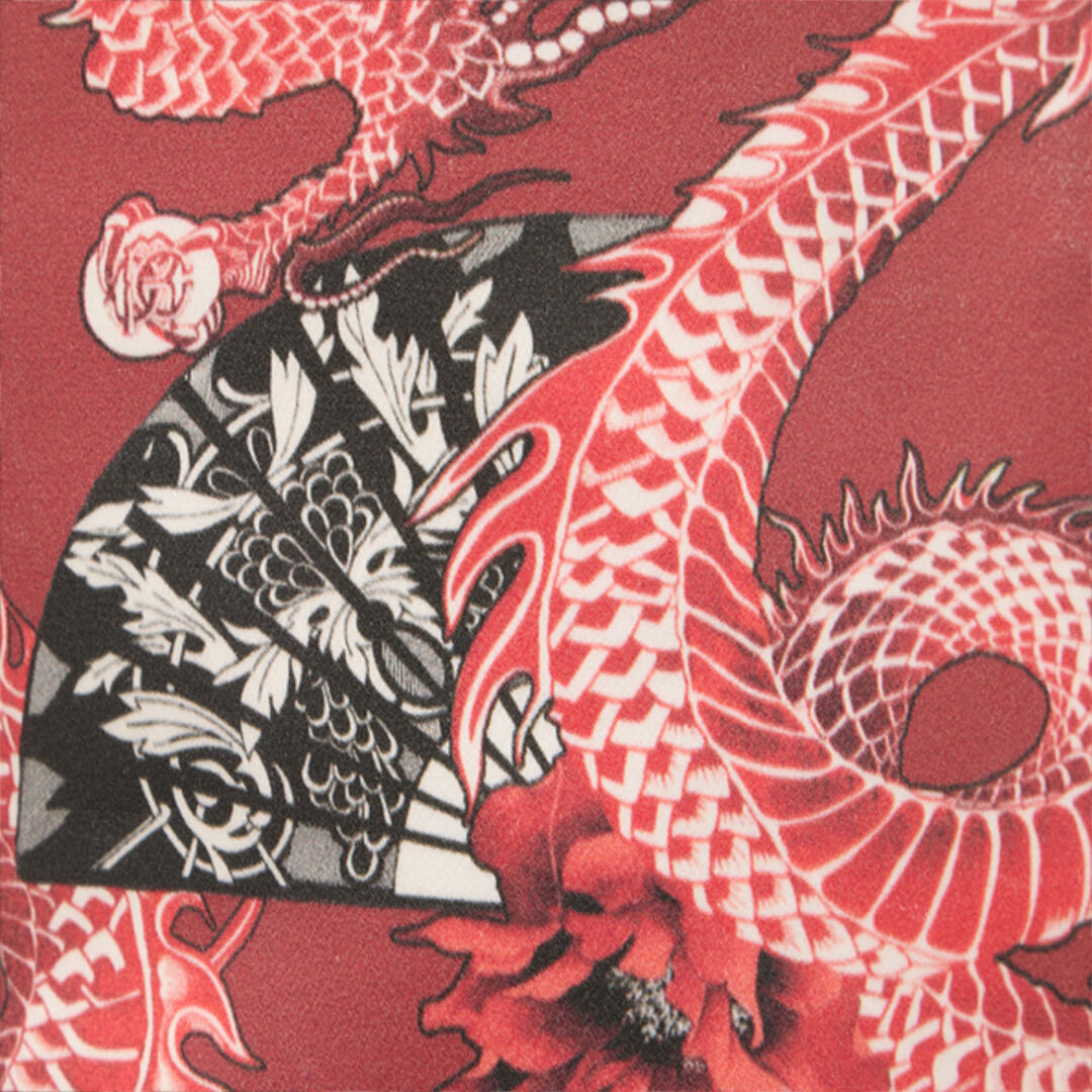 Knee-High Boots With Dragon Print - 4