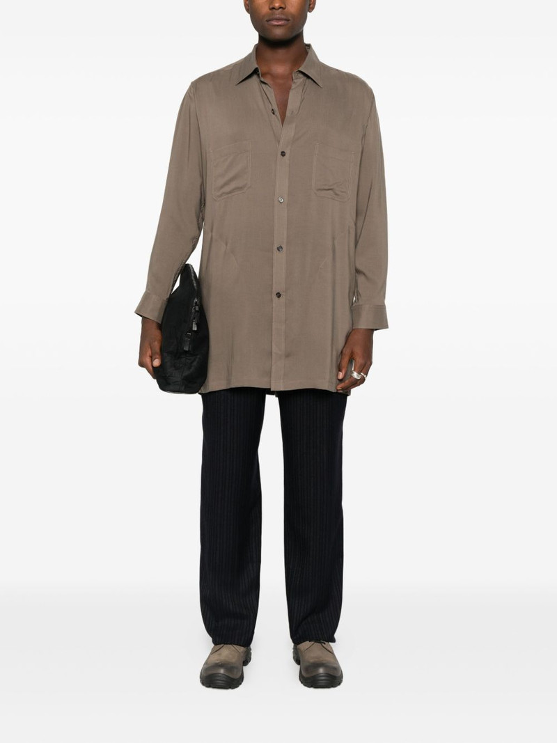 Yohji Yamamoto striped pants outlook