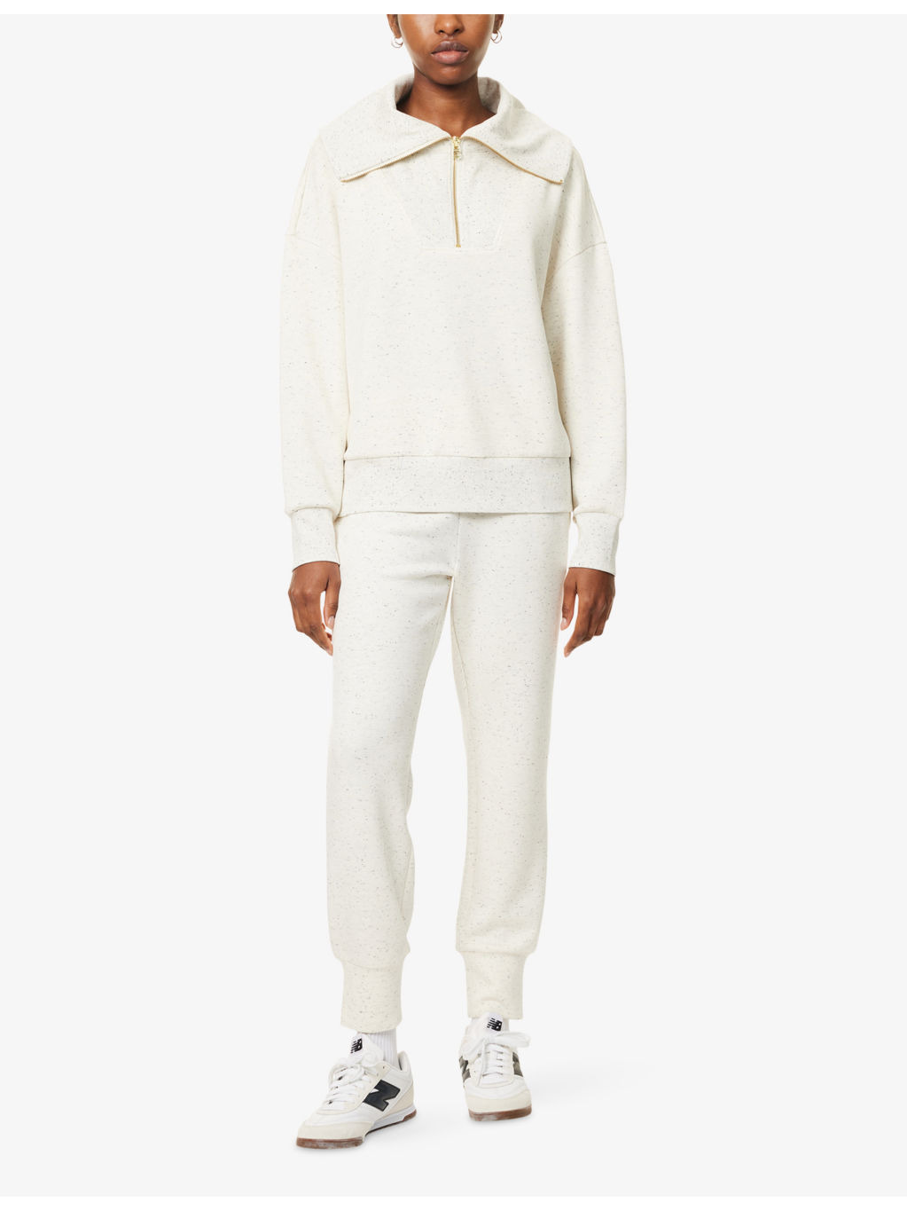 Catherine Half-Zip Jersey Sweatshirt - 2