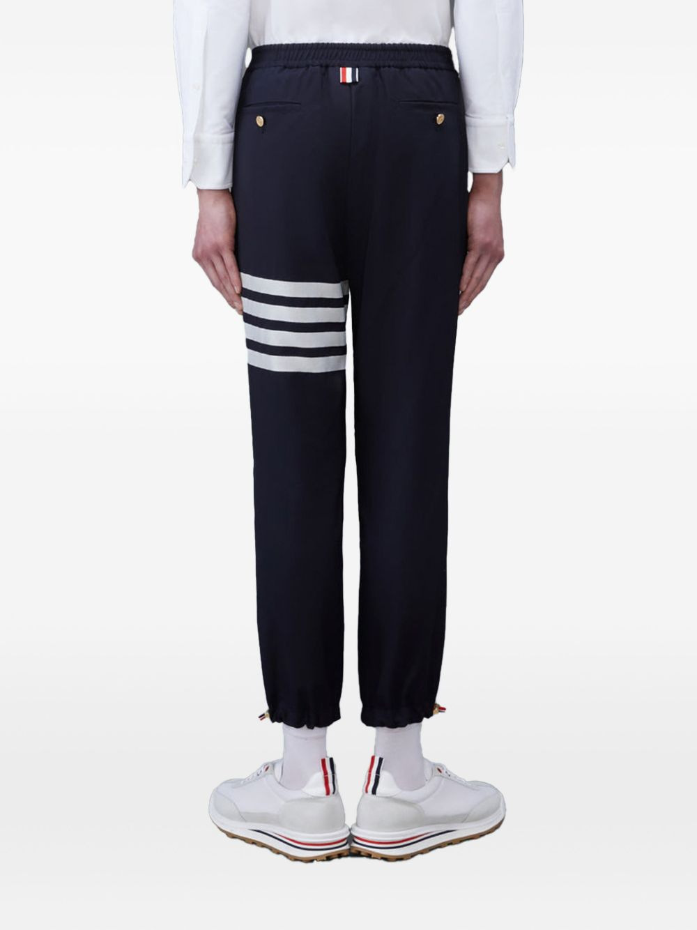 4-Bar elasticated ankle trousers - 4