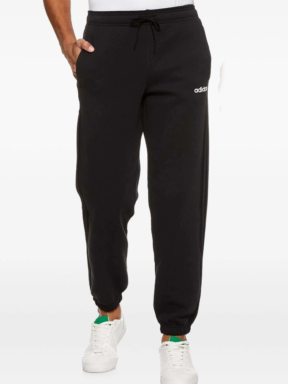 Essentials 3 Stripes fleece track pants - 1