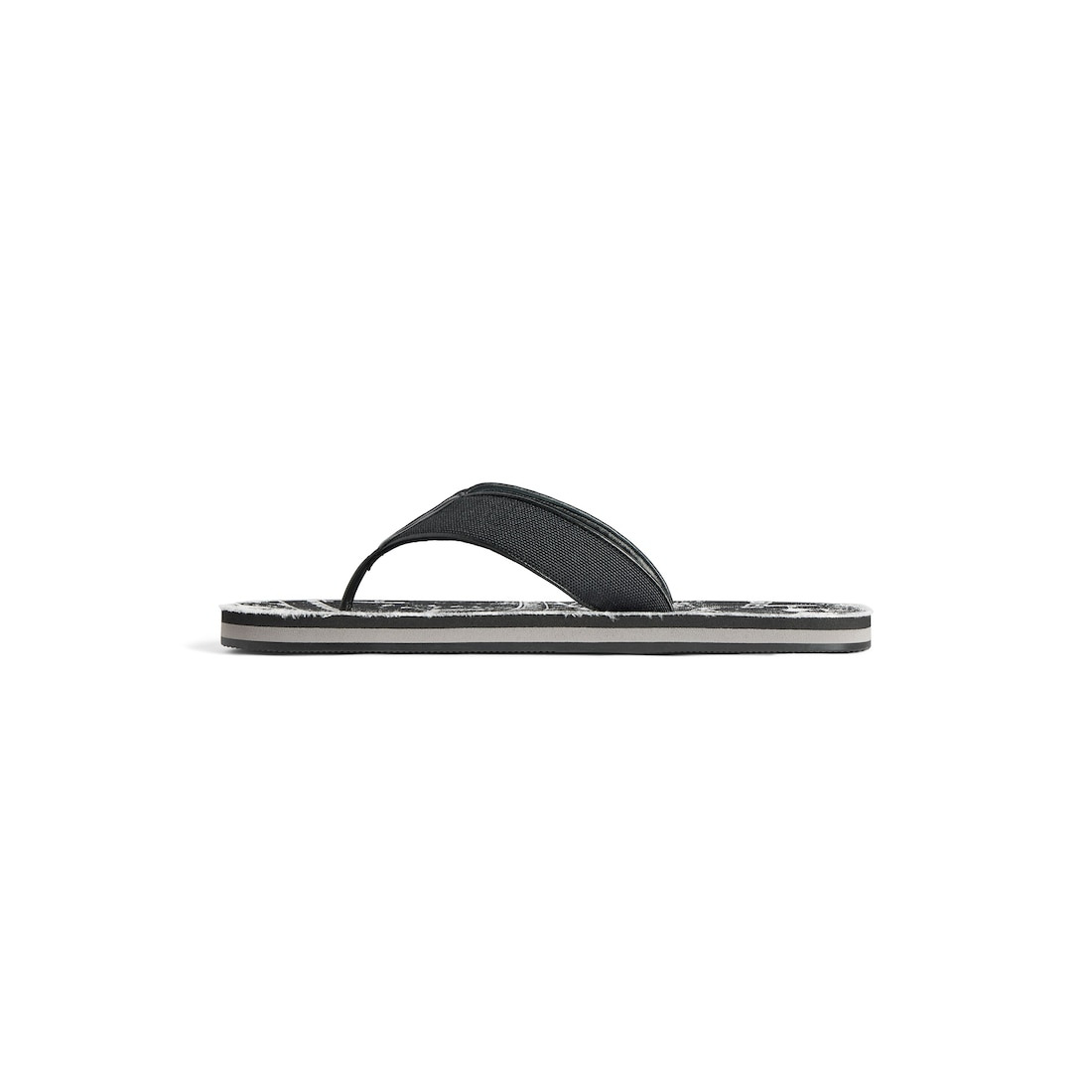 Men's Sunset Thong Flat in Black - 4