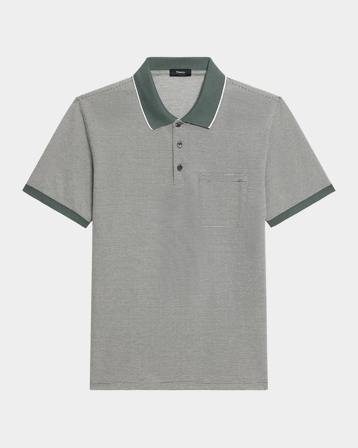 Men's Birdseye Pique Pocket Polo Shirt - 1