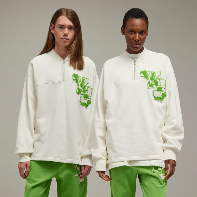 Y-3 Y-3 Graphic Logo French Terry Crew Sweater outlook
