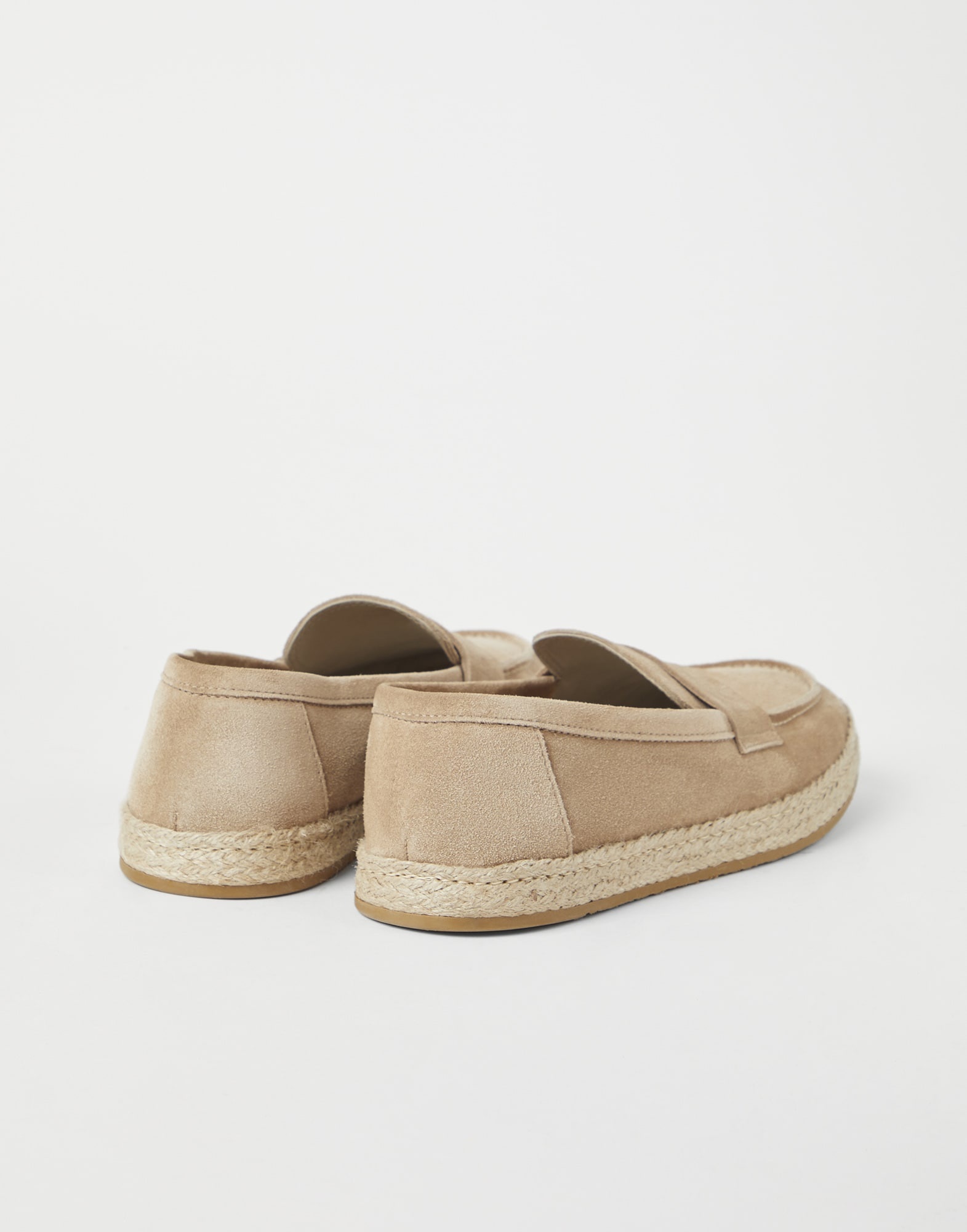 Suede loafer sneakers with rope insert - 3
