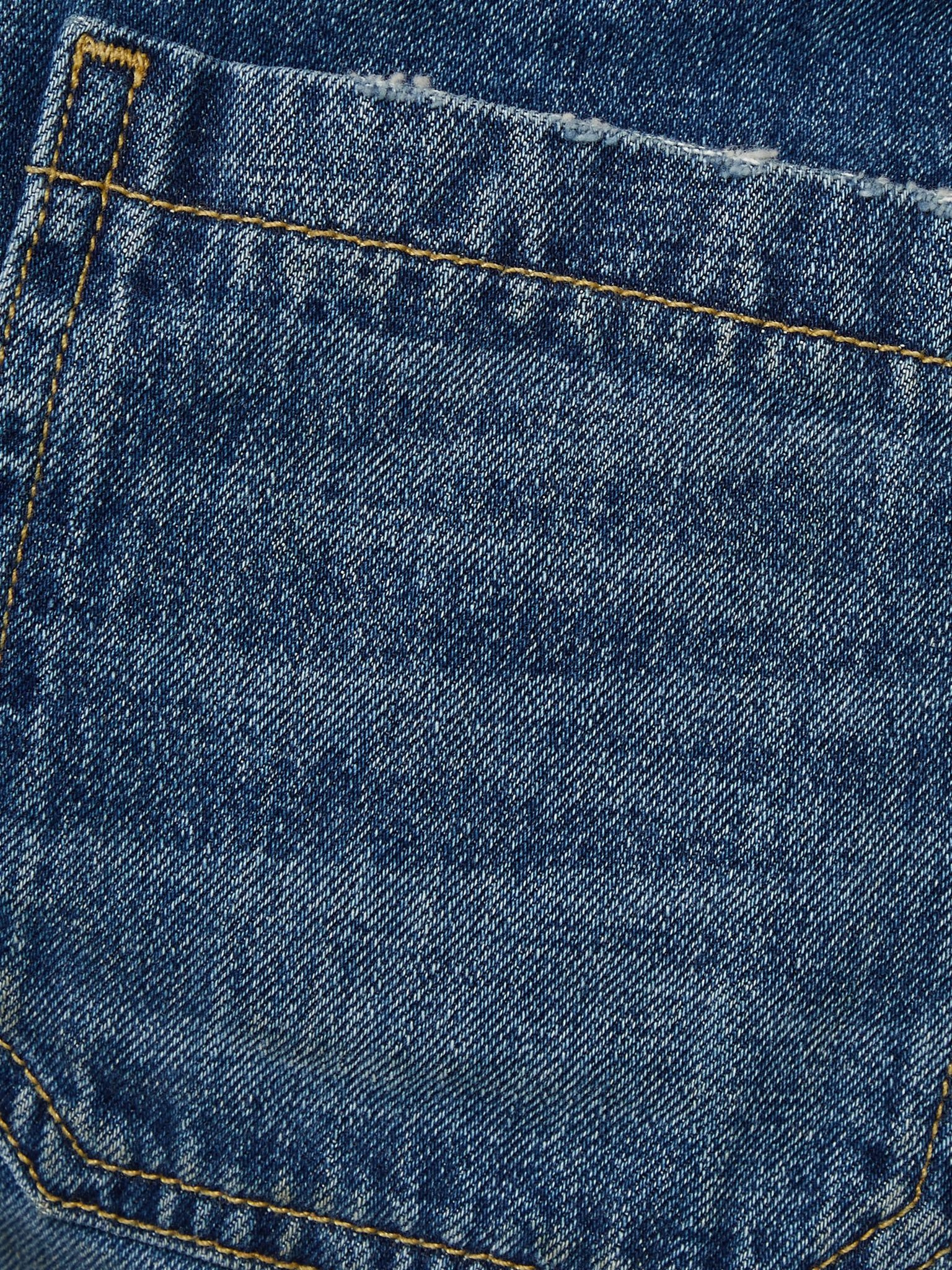 Harley distressed denim shorts Mid denim - 5