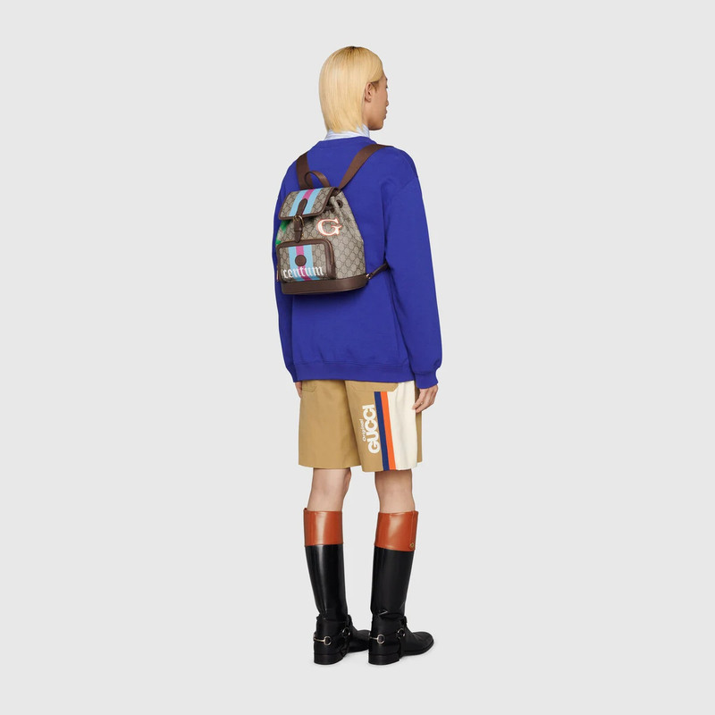 Backpack with Interlocking G 5