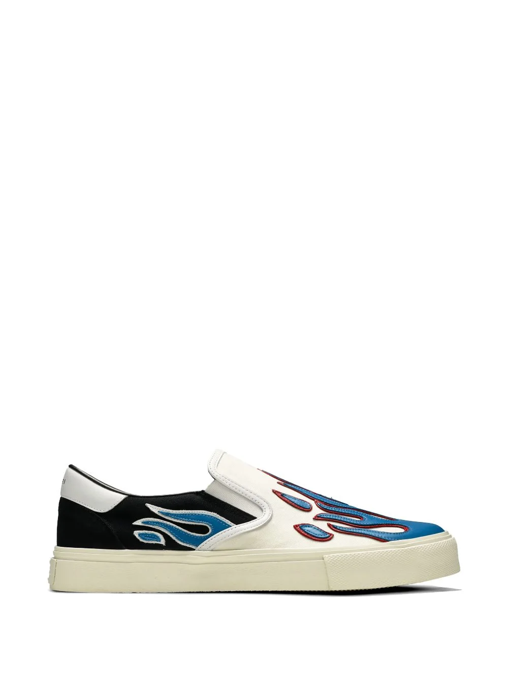 flame slip-on sneakers - 1