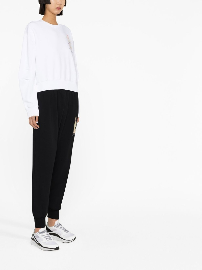 graphic-print tapered track pants 3