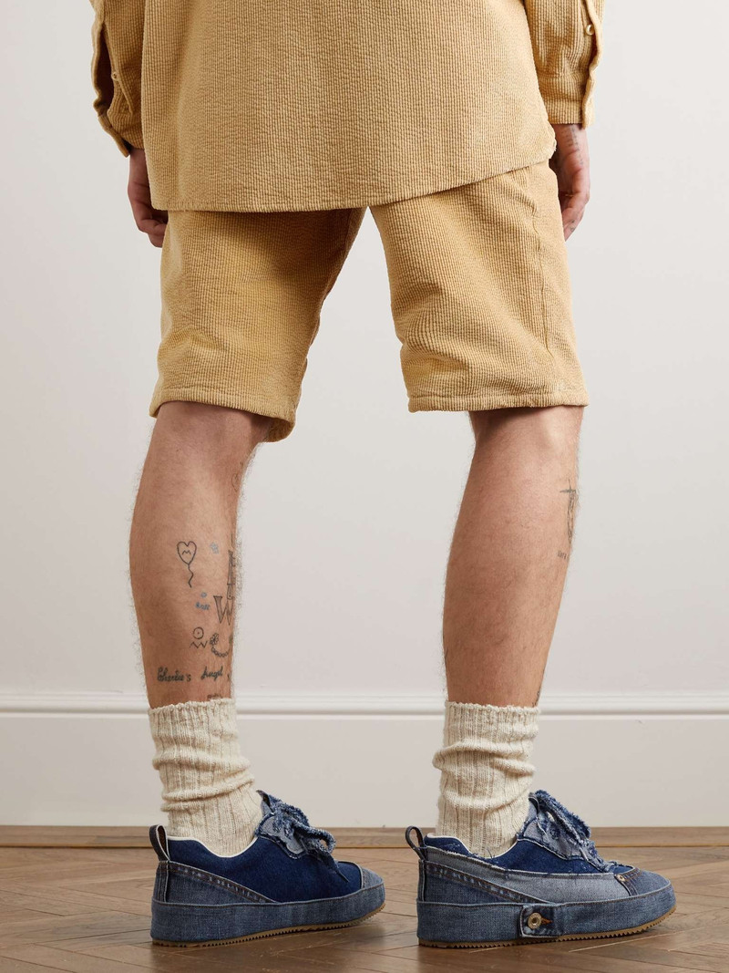 Straight-Leg Corduroy Shorts 4