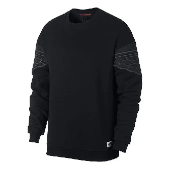Air Jordan Embroidered Sports Pullover Black AO0427-010 - 1