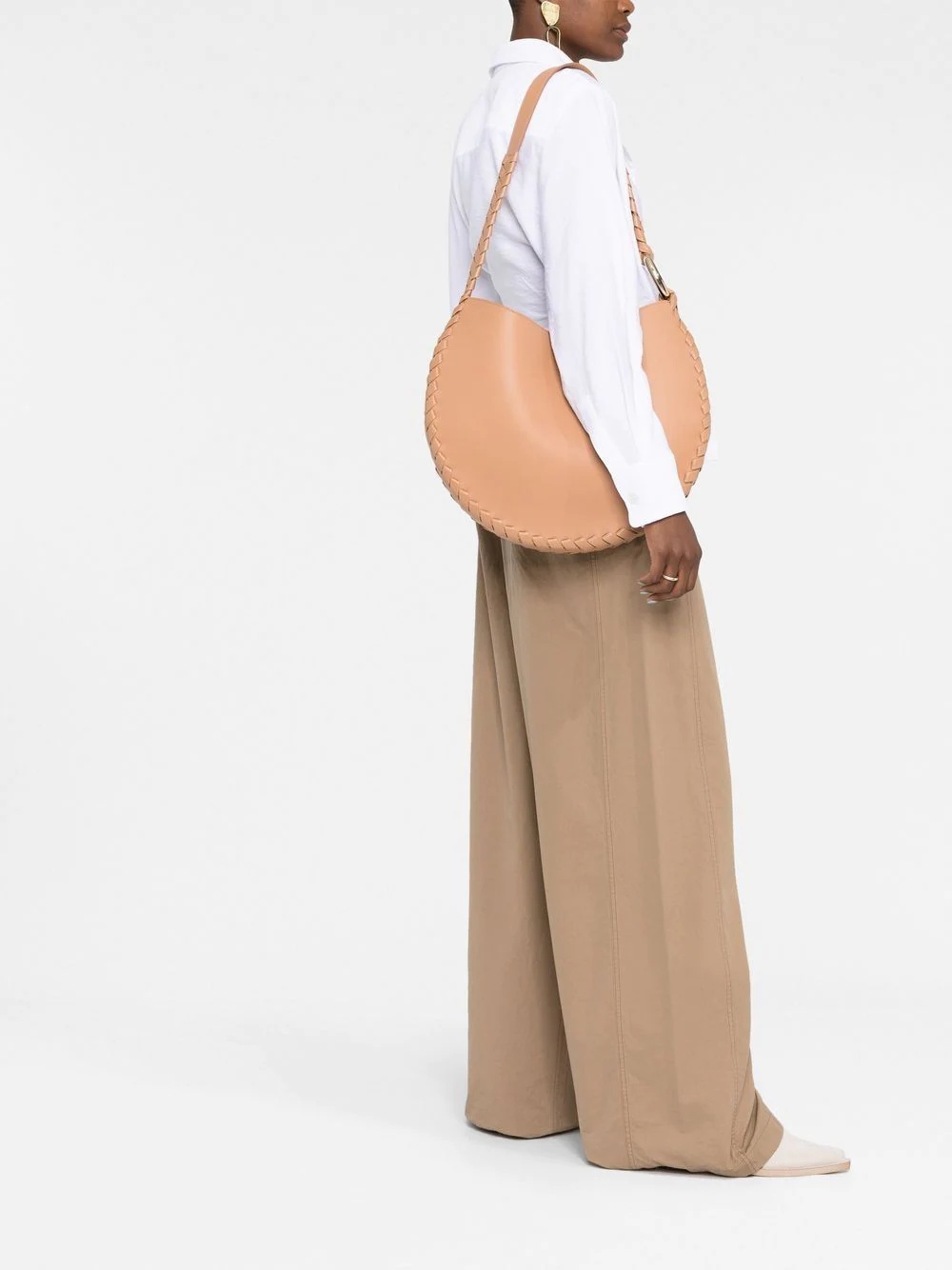Moon leather shoulder bag - 2