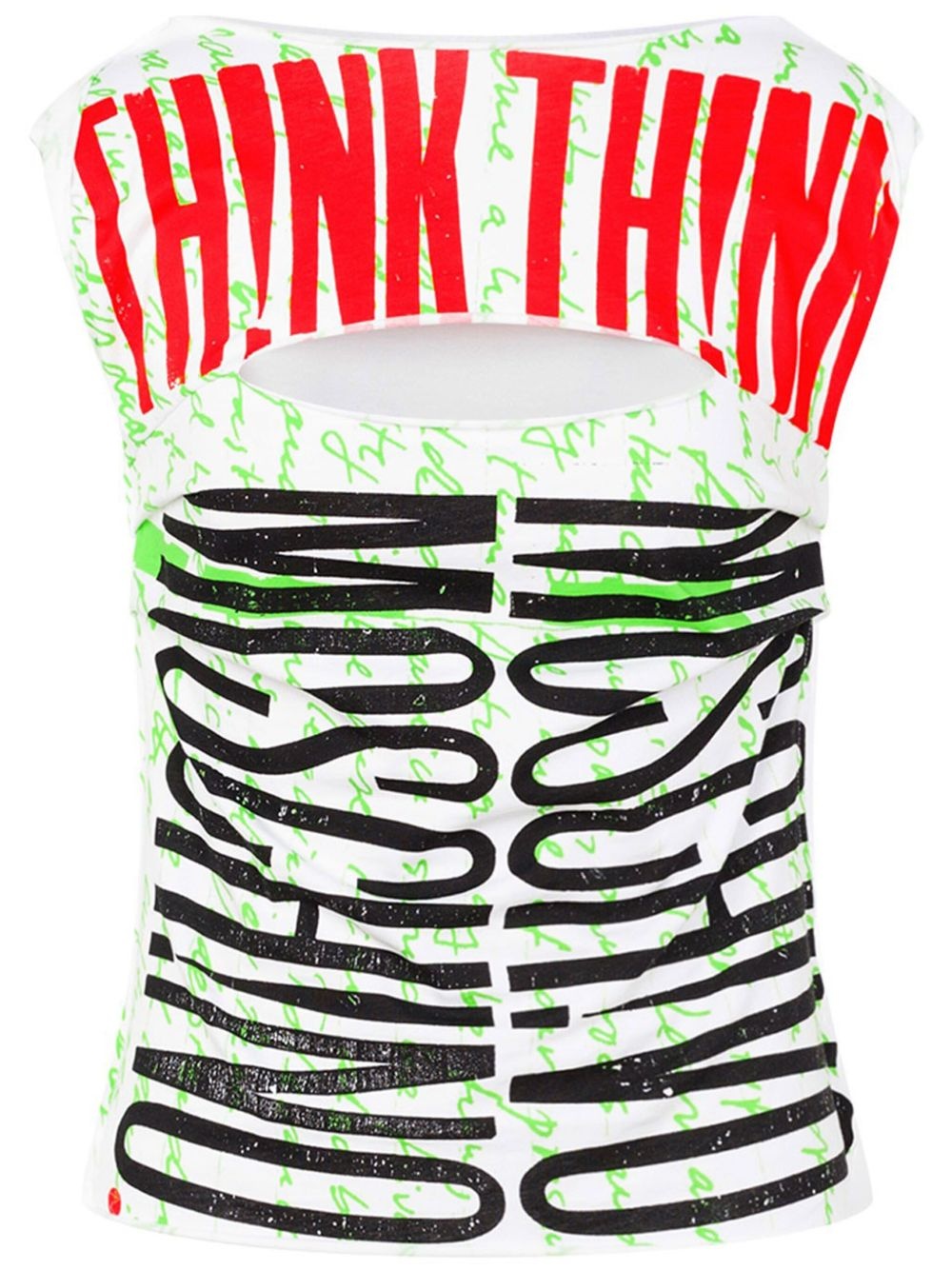 logo-print T-shirt - 1