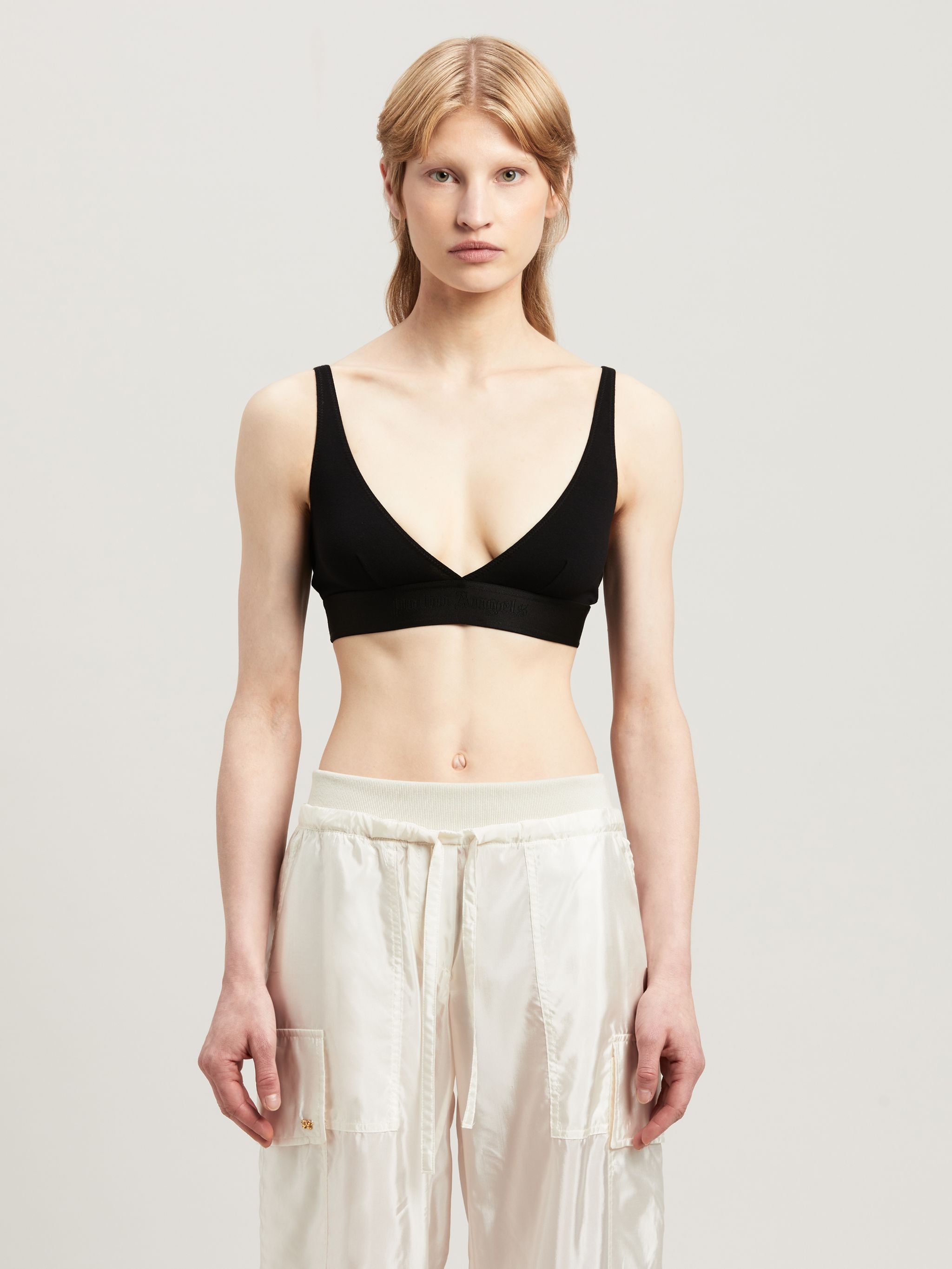 Logo Tape Triangle Bra - 3