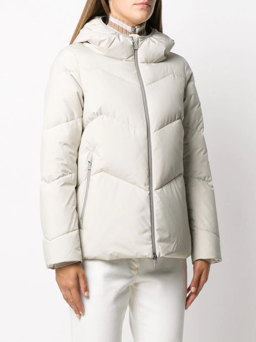 hooded puffer jacket  - 3