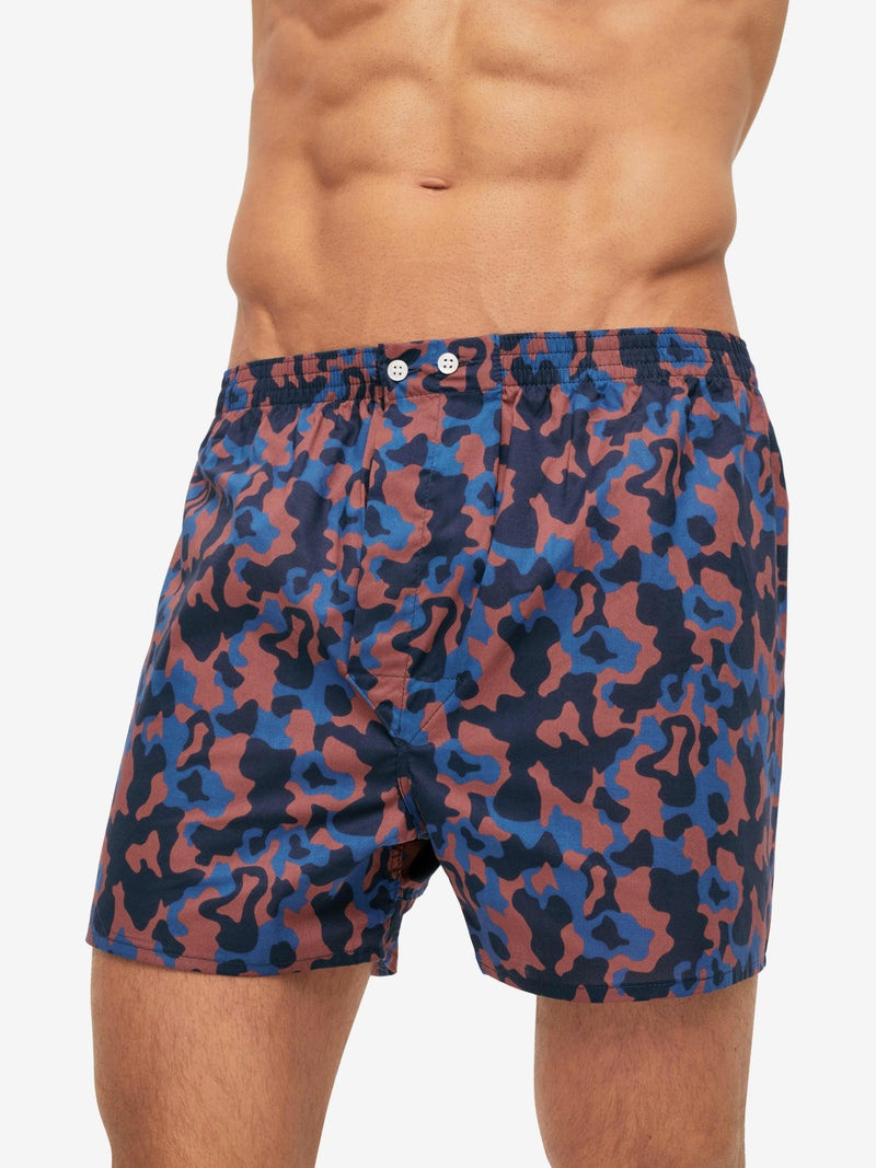 Men's Classic Fit Boxers Ledbury 55 Cotton Batiste Multi 2