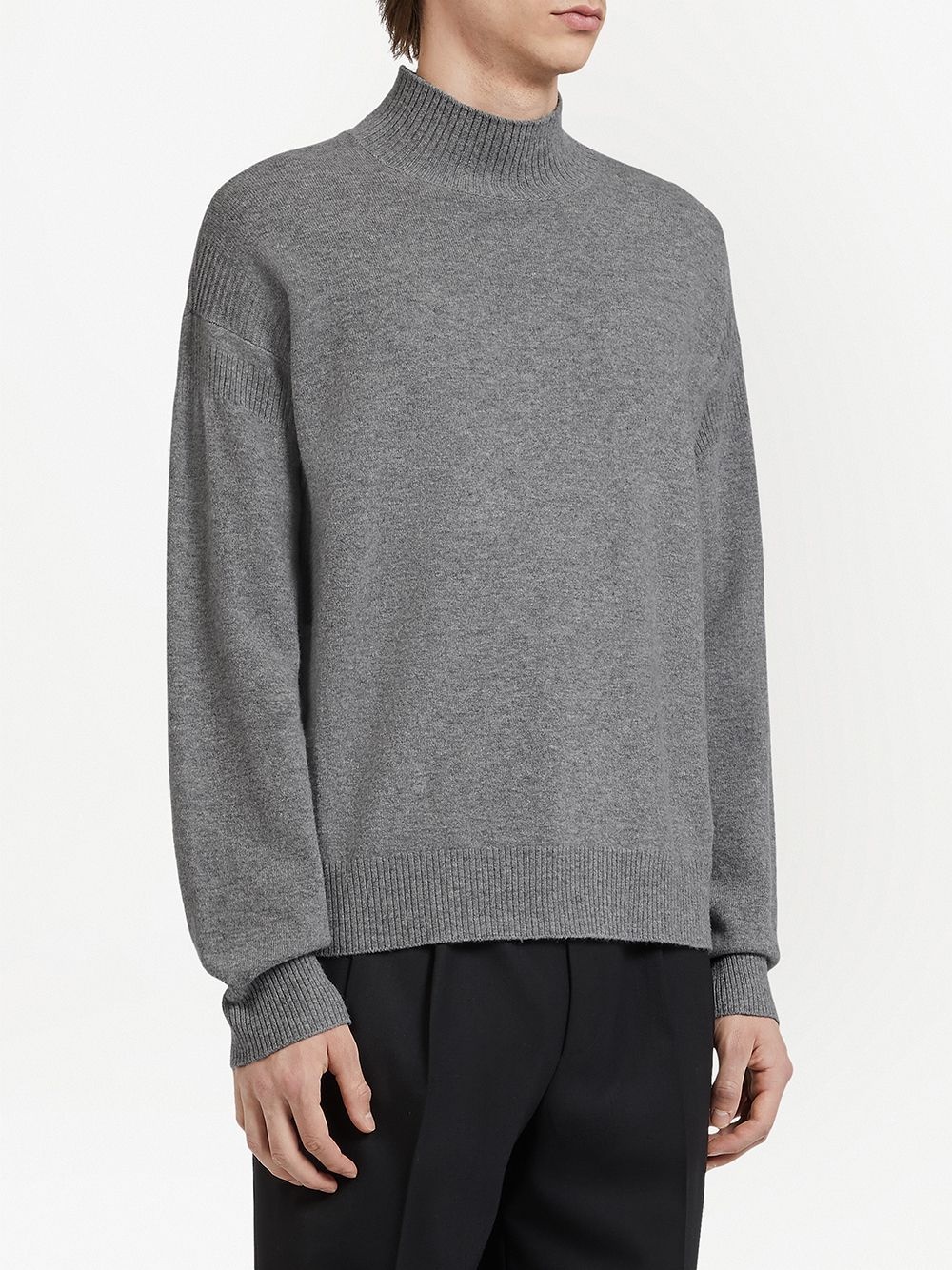 wool-blend funnel-neck jumper - 3